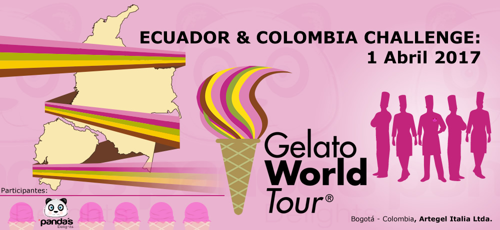 Gelato World Tour - Ecuador & Colombia Participa Panda's Delights - 1 de Abril de 2017